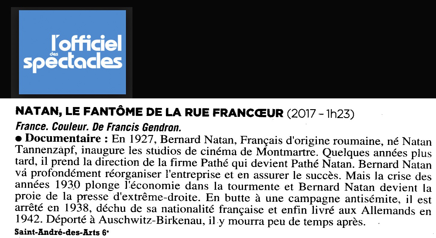 Article Natan L'officiel