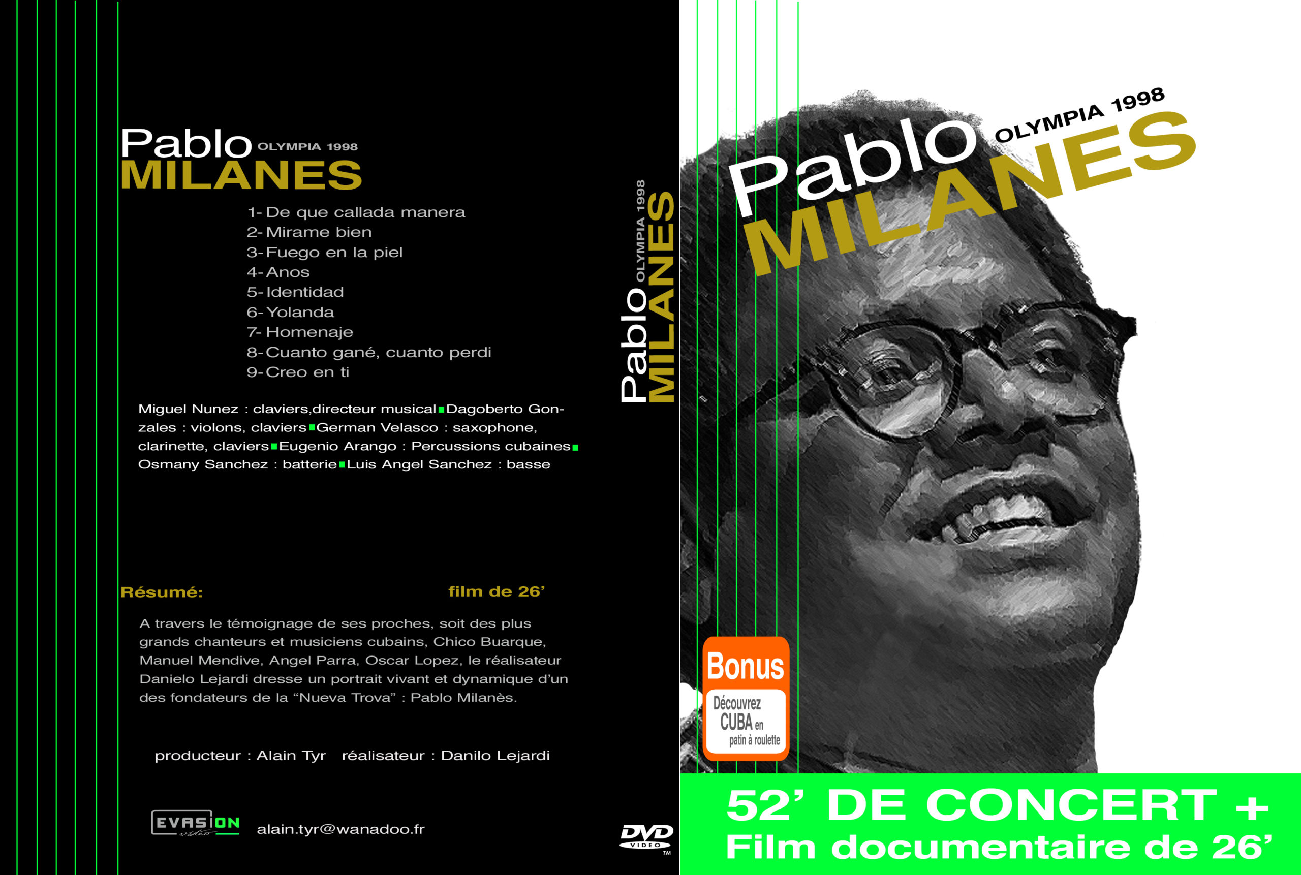 jaquette pablo milanes